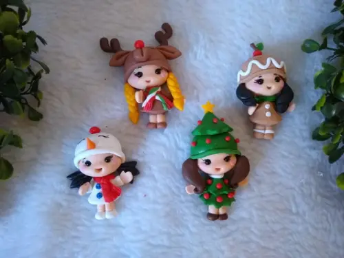 Aplique Menina Natal