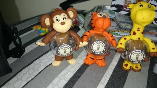 bichinho safari bola acrilico