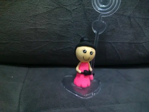 bonequinha porta recado