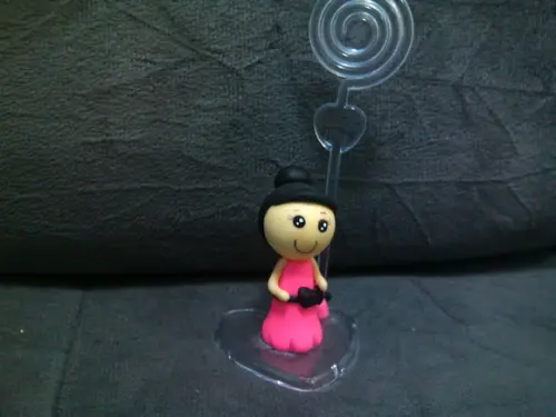 bonequinha porta recado