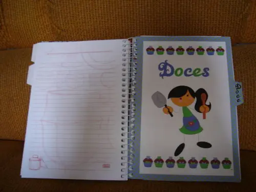 Caderno de receitas