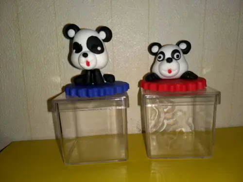 Caixa Acrílica panda