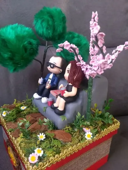 Caixa cenário love