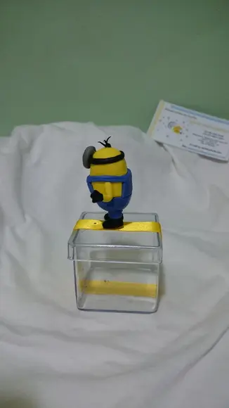 caixinha de acrílico mininons