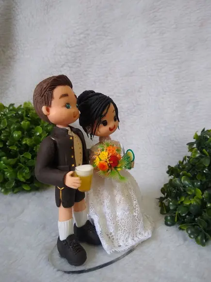 Casal De Noivinhos Alemão