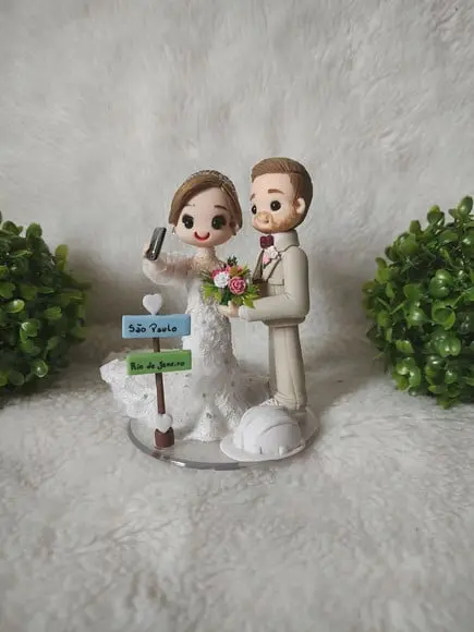 Casal de Noivinhos Profissão