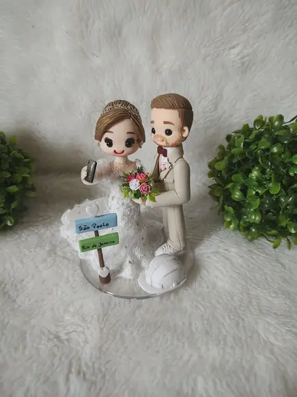 Casal de Noivinhos Profissão
