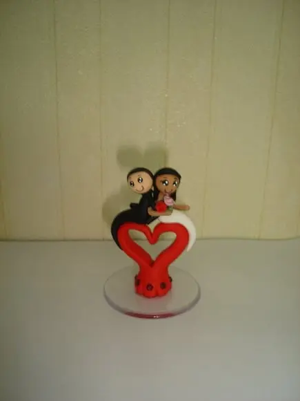Casal De Noivinhos No Coração