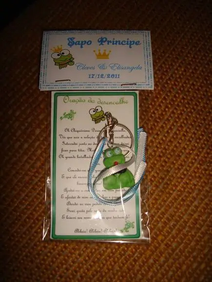 Chaveiro de sapinho