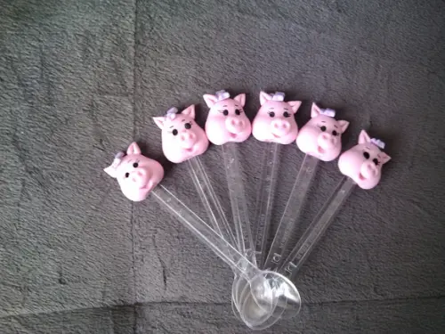 Colher de brigadeiro fazendinha