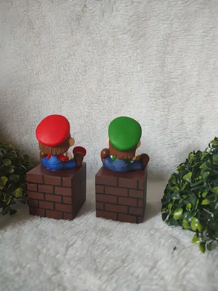Cubo com Nome Mario Bros