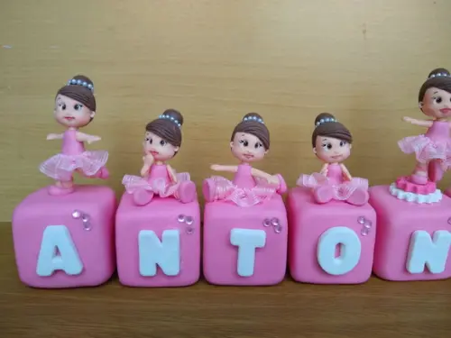 Cubo com nome bailarina