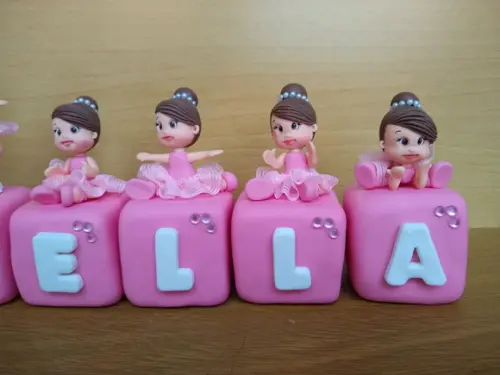 Cubo com nome bailarina