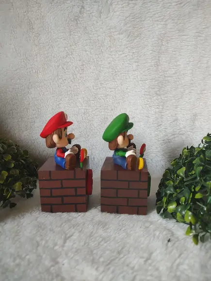 Cubo com Nome Mario Bros