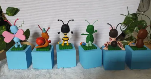 Cubo com Nome Turminha Bichikids