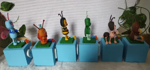 Cubo com Nome Turminha Bichikids