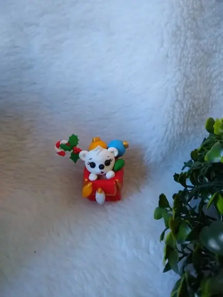 Enfeite de Natal Ursinho na Caixa