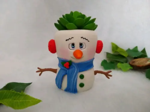 Enfeite de Natal, boneco de neve