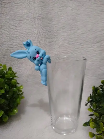 Enfeite de taça coelhinho