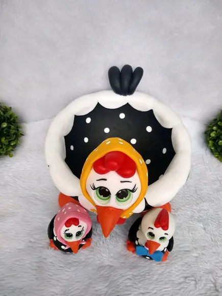 Kit Cozinha Com Galinha Porta Ovo