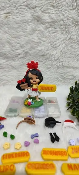Kit Menina Calendario