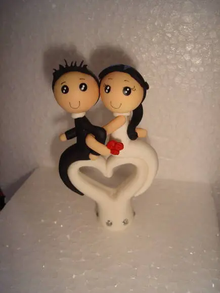 lembrancinha casal no coração