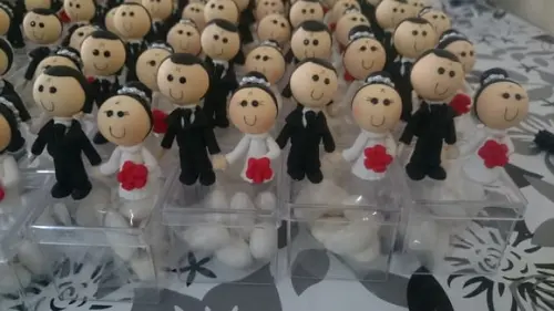 Lembrancinha Casamento Casal na Caixinha Acrilica