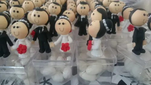 Lembrancinha Casamento Casal na Caixinha Acrilica