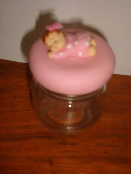 lembrancinha para nascimento, potinho para doce