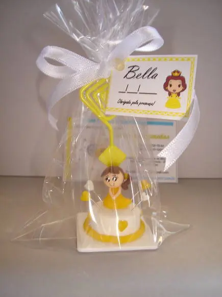 lembrancinha princesa no bolinho porta recado