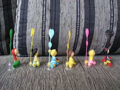 Lembrancinha princesas com porta recado