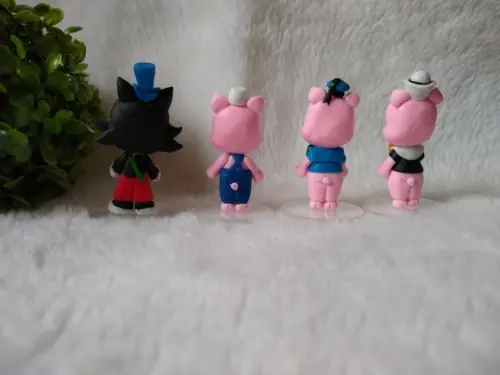 Lembrancinha Três Porquinhos e Lobo Mau