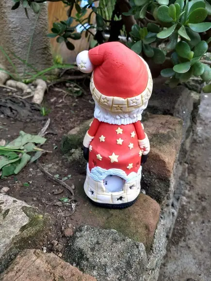 Luminária papai Noel