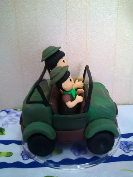 Meninos no jipe