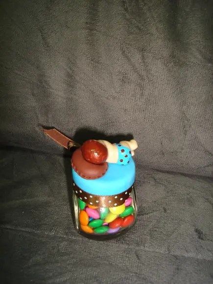 Mini baleiro com bebê