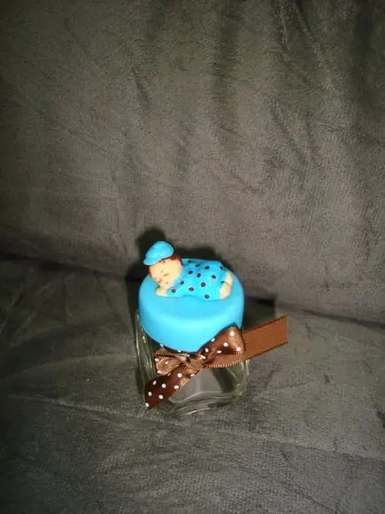 Mini Baleiro Com Bebê