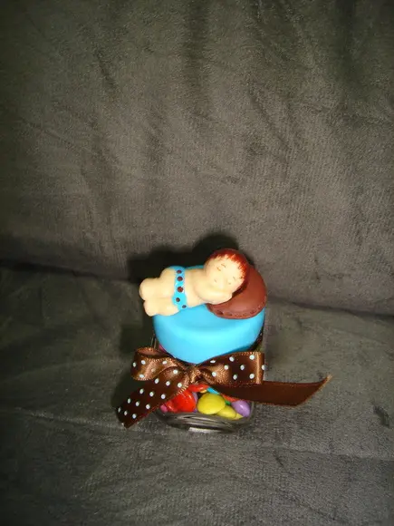 Mini baleiro com bebê