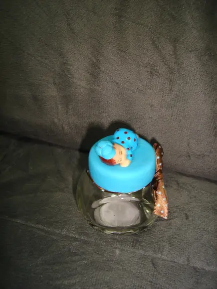 Mini Baleiro Com Bebê