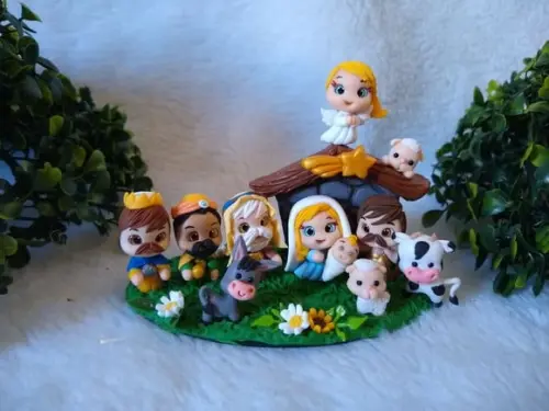 Mini Presépio, Sagrada Família, Natal