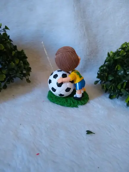 Mini Topo de Bolo Futebol