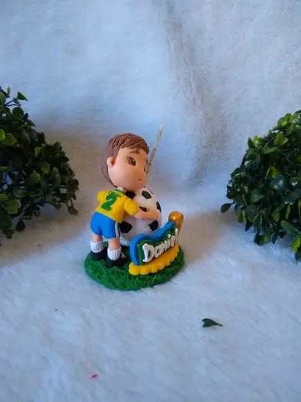 Mini Topo de Bolo Futebol