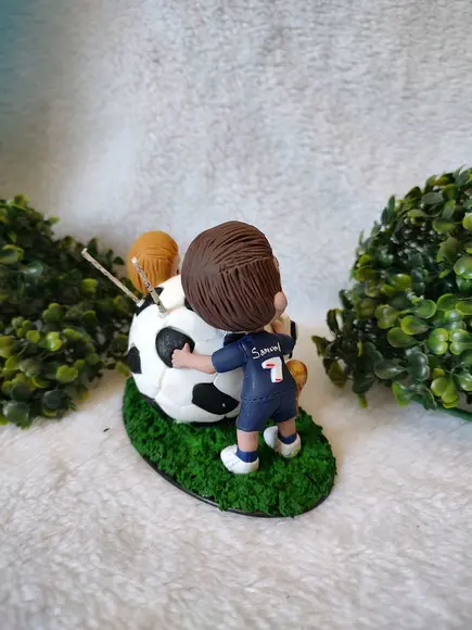 Mini Topo de Bolo Futebol 2 Criança