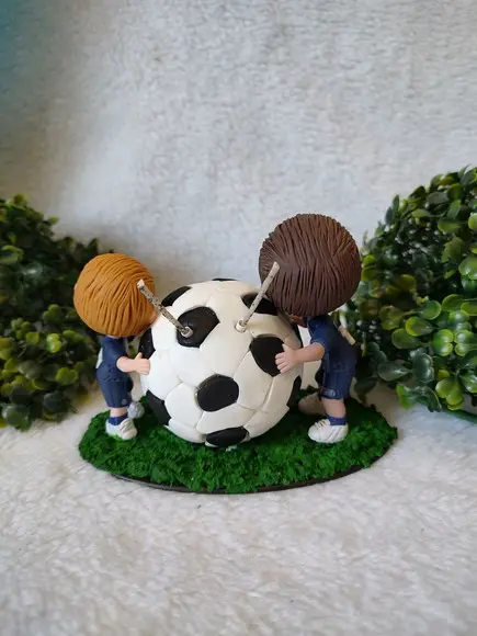 Mini Topo de Bolo Futebol 2 Criança