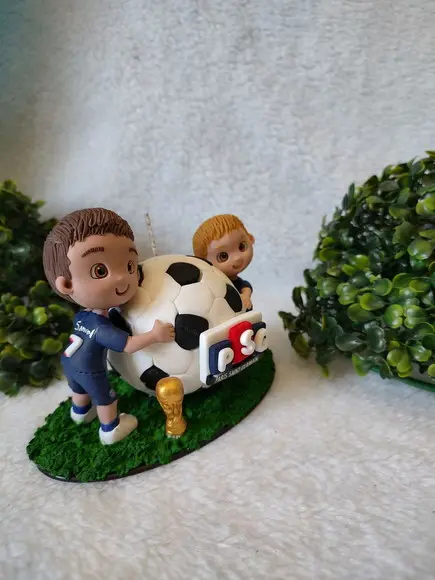 Mini Topo de Bolo Futebol 2 Criança