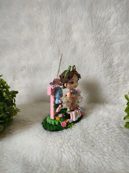 Mini Topo de Bolo Jardim Encantado