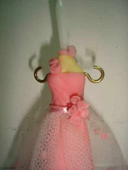 mini vela e porta jóia