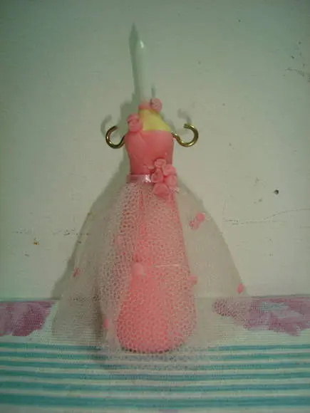 mini vela e porta jóia