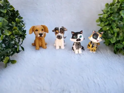 Miniatura Cachorros e Gatos