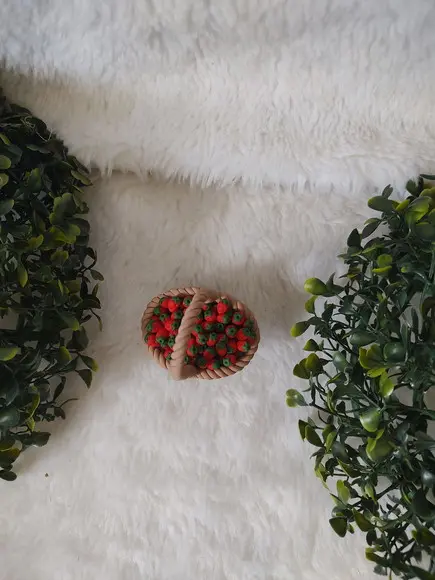 Miniatura Cesta Morango