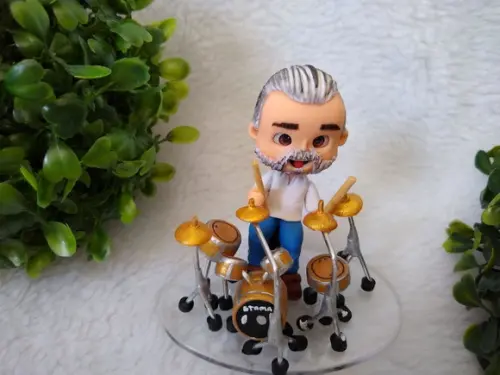 Miniatura personalizada baterista